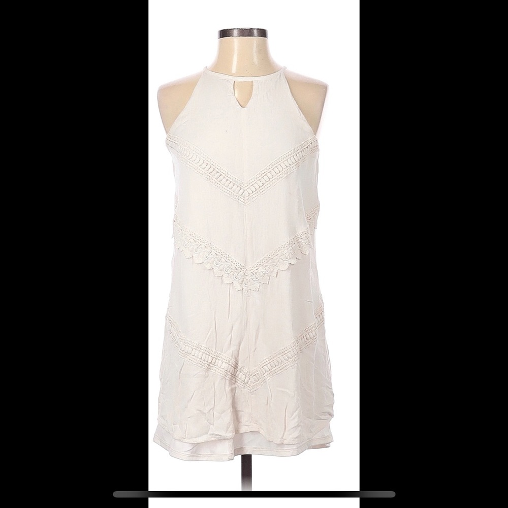 Mossimo supply co white keyhole dress size s